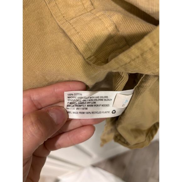 Merona Men’s Corduroy Camel Button Up Size Medium - Picture 6 of 6